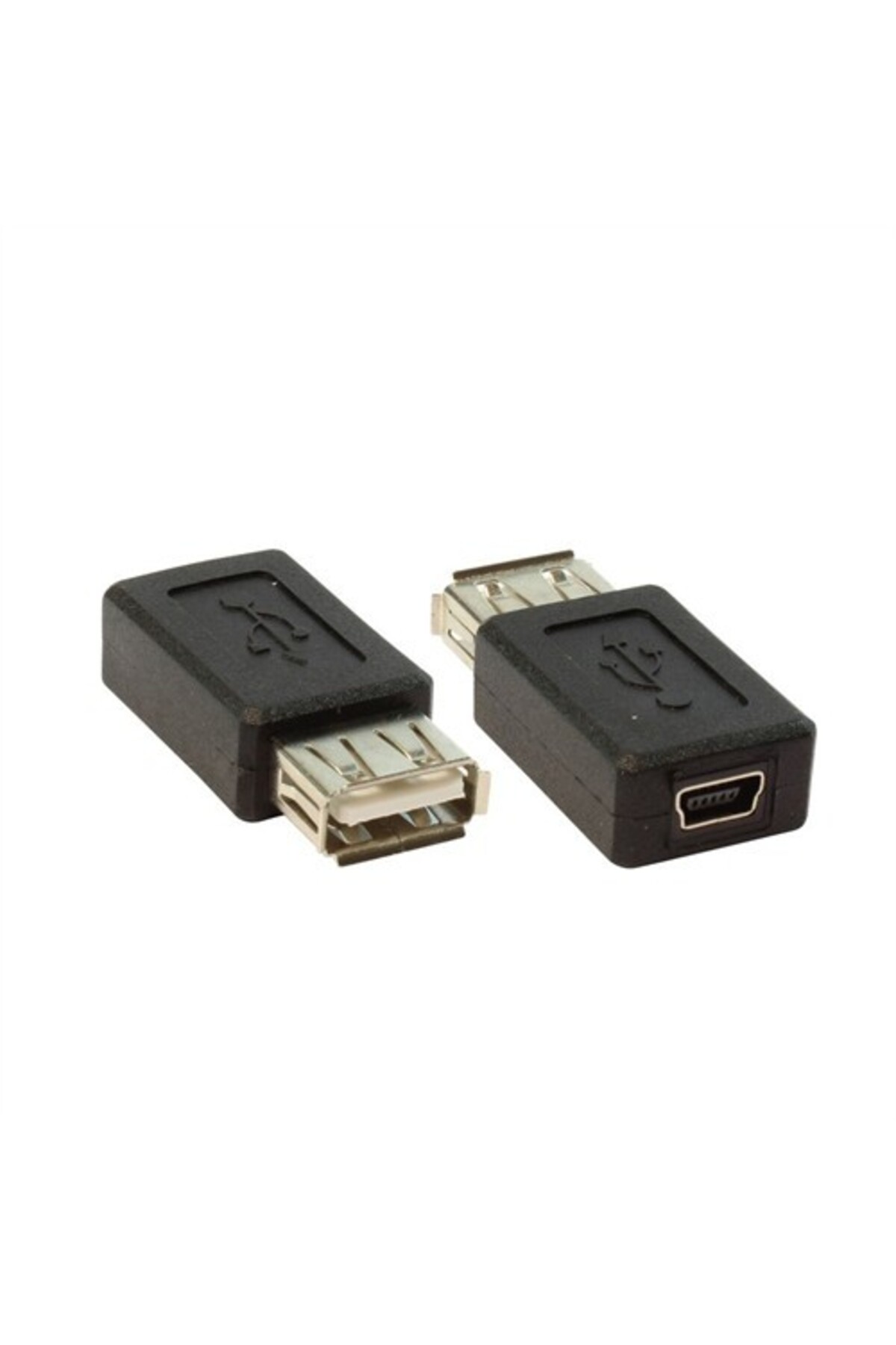 Ti-mesh Usb 2.0 A F / Usb Mini B M Dönüştürücü - Nickel/black