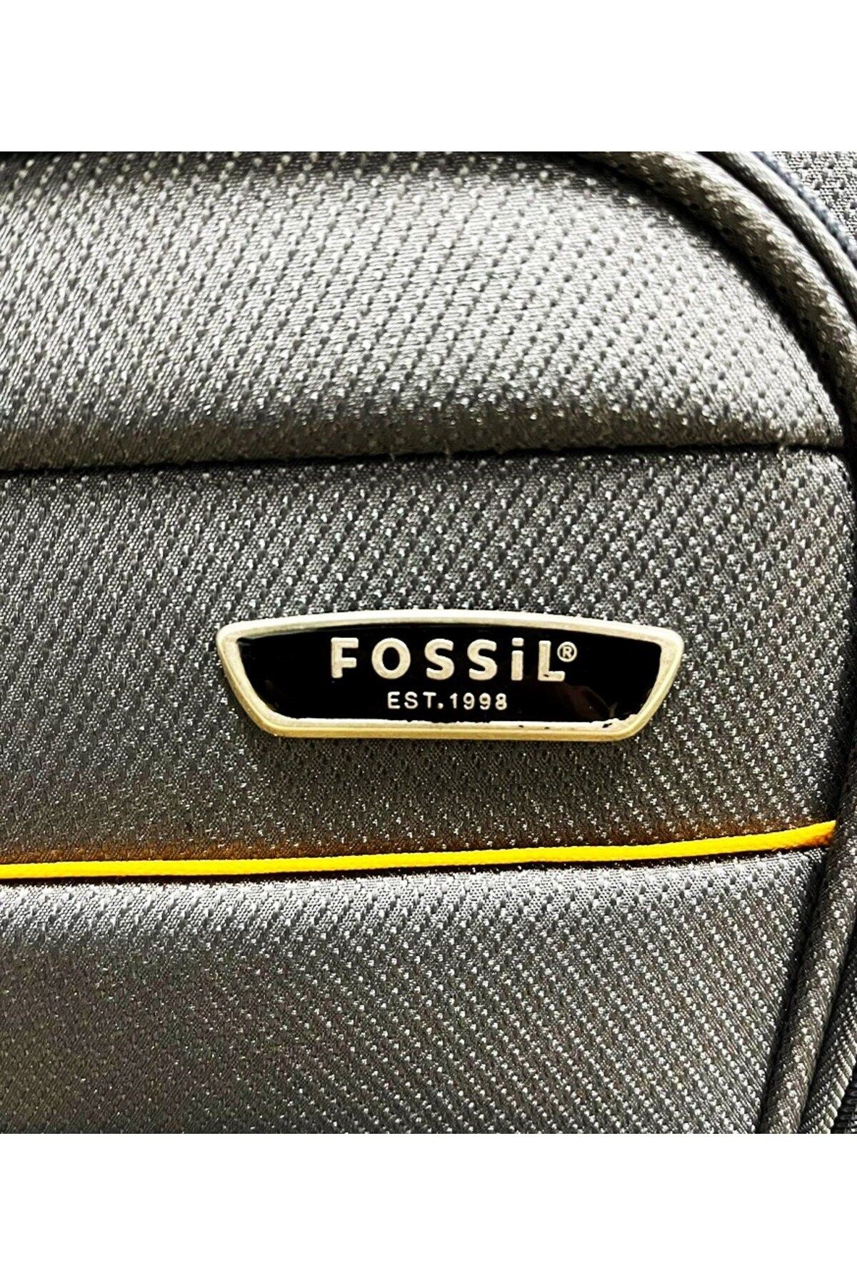 Fossil چمدان پارچه ای با اندازه بزرگ خاکستری و 013-VB
