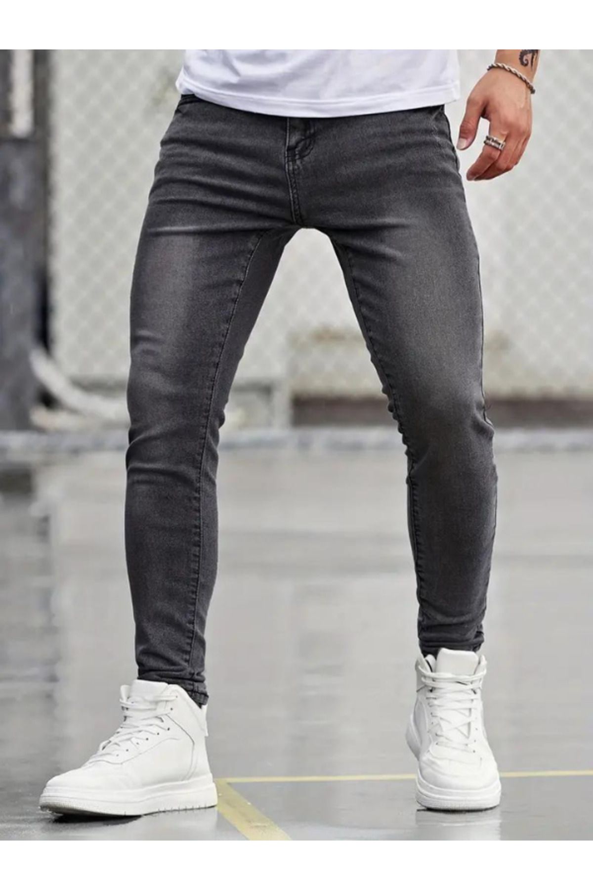 Jeans noir slim homme on sale
