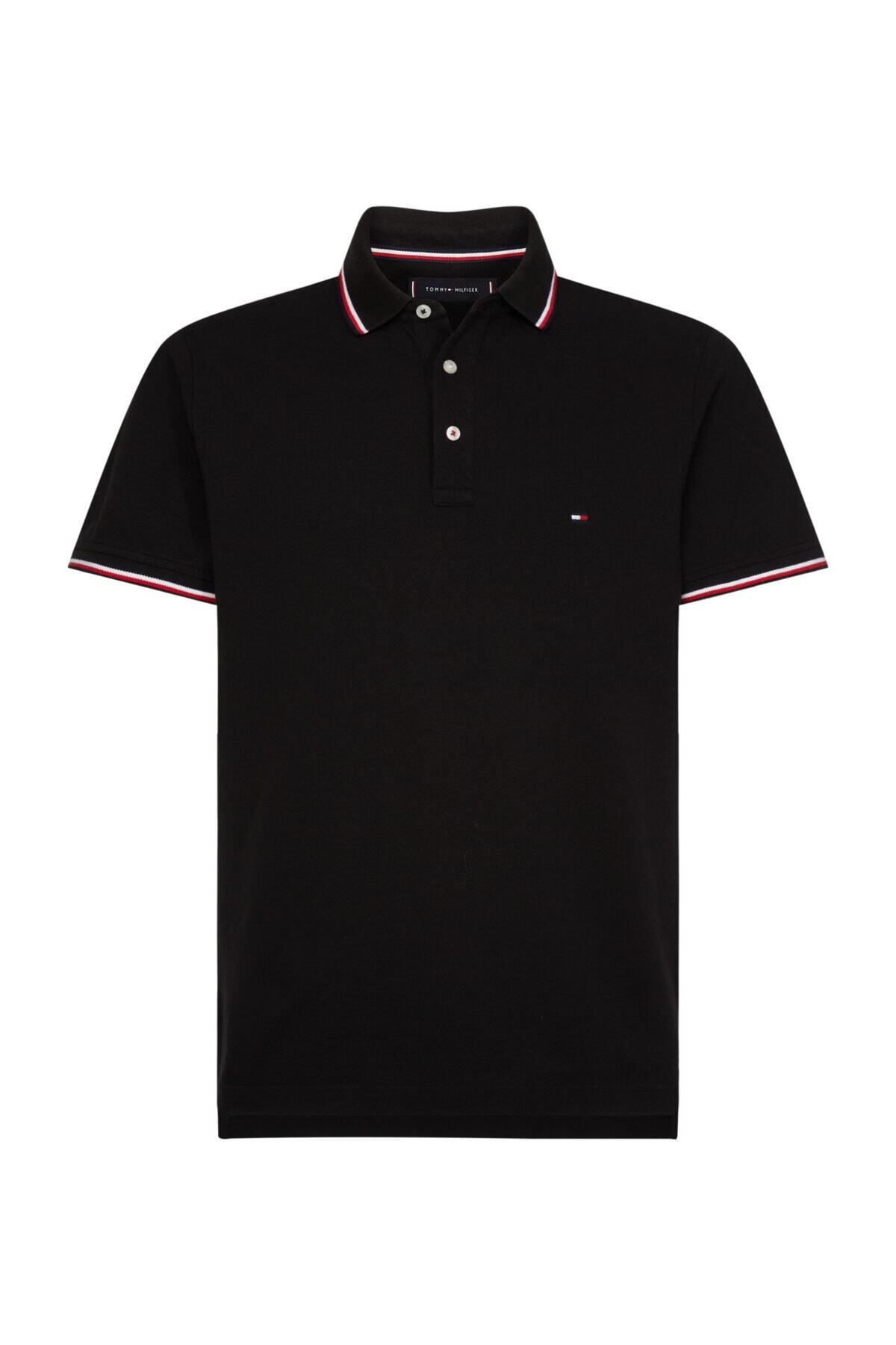 Tommy hilfiger polo zwart outlet