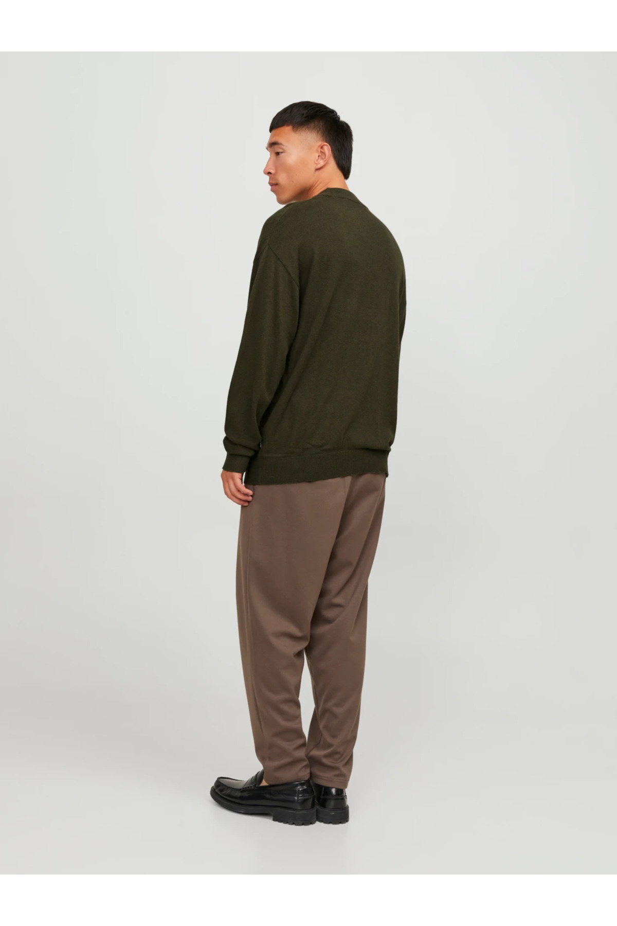 بافت و پلیور Jack & Jones اورجینال مردانه برند جک اند جونز 12252123 Jjeemil Knit Mock Neck - تصویر 3