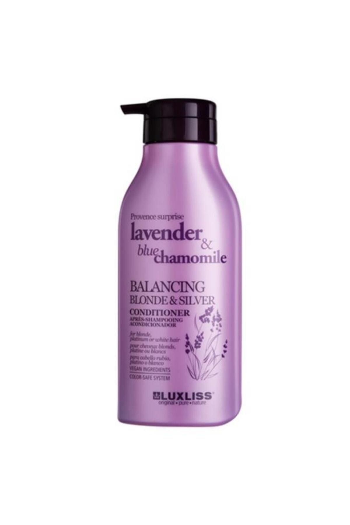 Luxlıss Lavander Blue Chamomile Balancing Blonde Silver Кондиционер 500 мл 2021081105