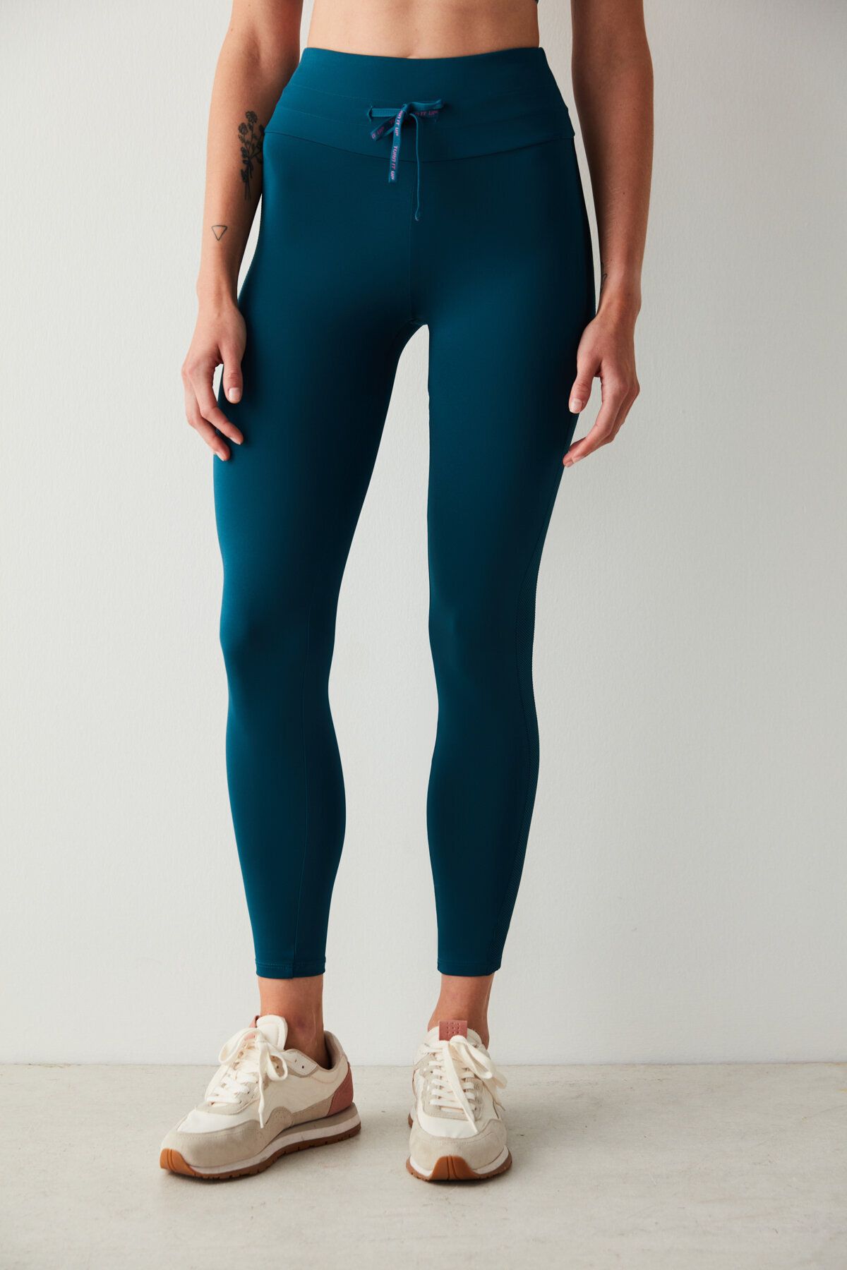 Dark store teal leggings