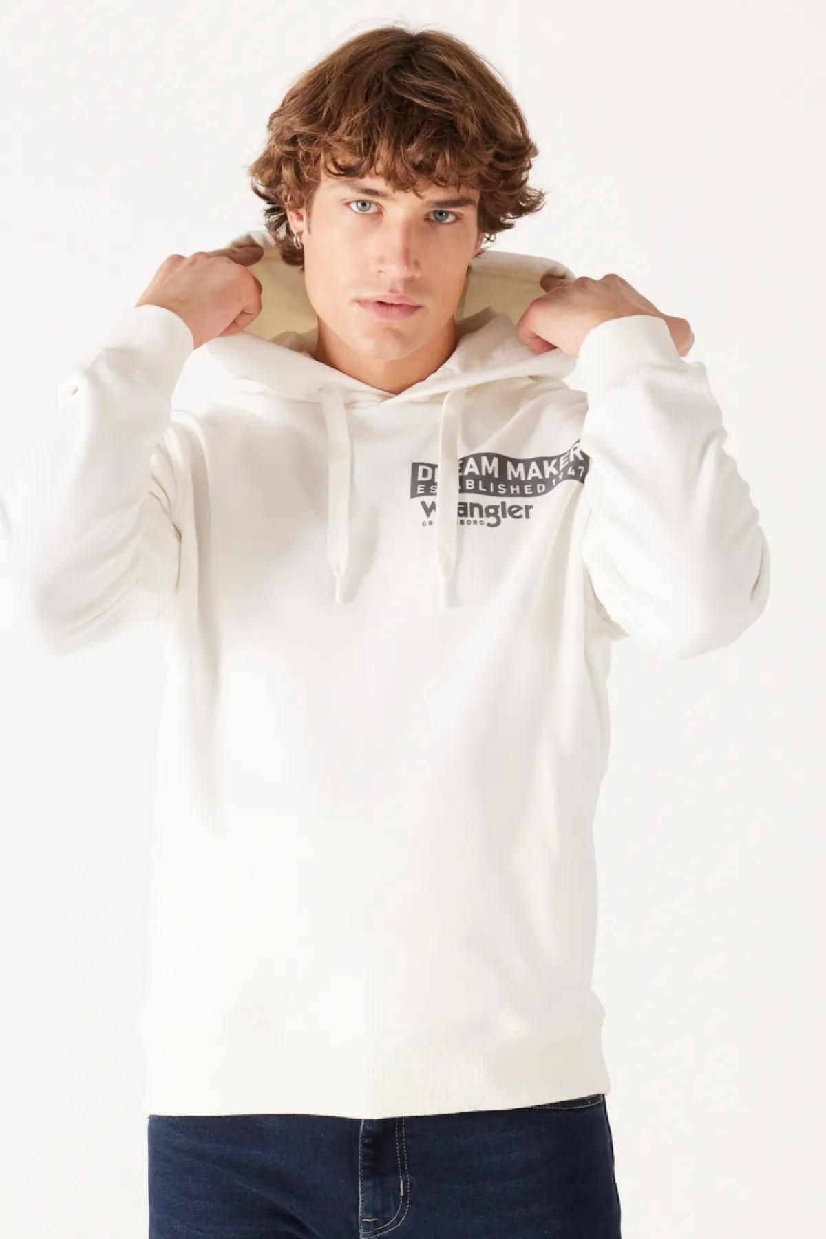 سویشرت سفید مردانه اتفاق افتاده است که W232242102 عرق می کنند Wrangler