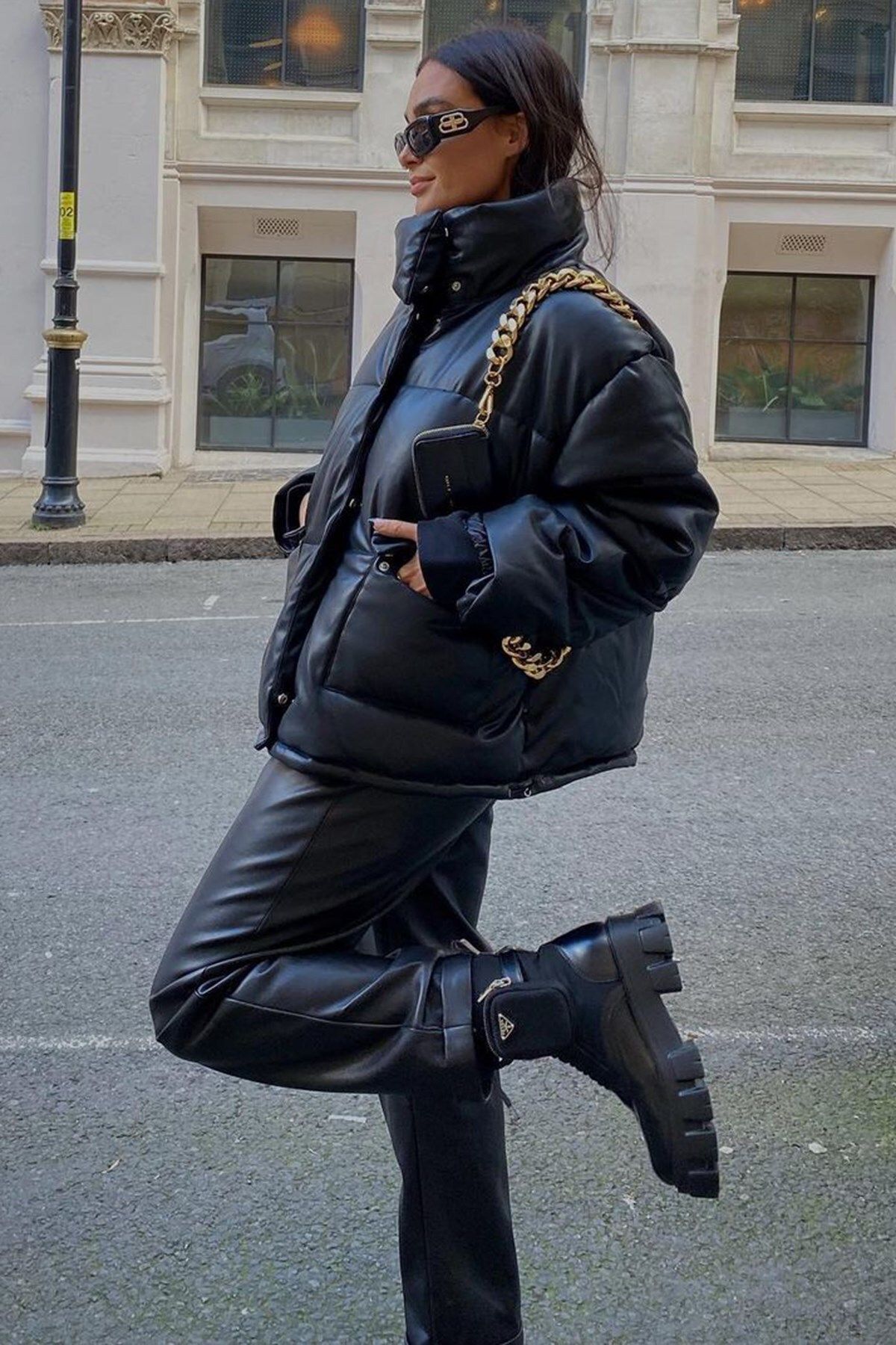 Madmext Winter Jacket Black Puffer Trendyol
