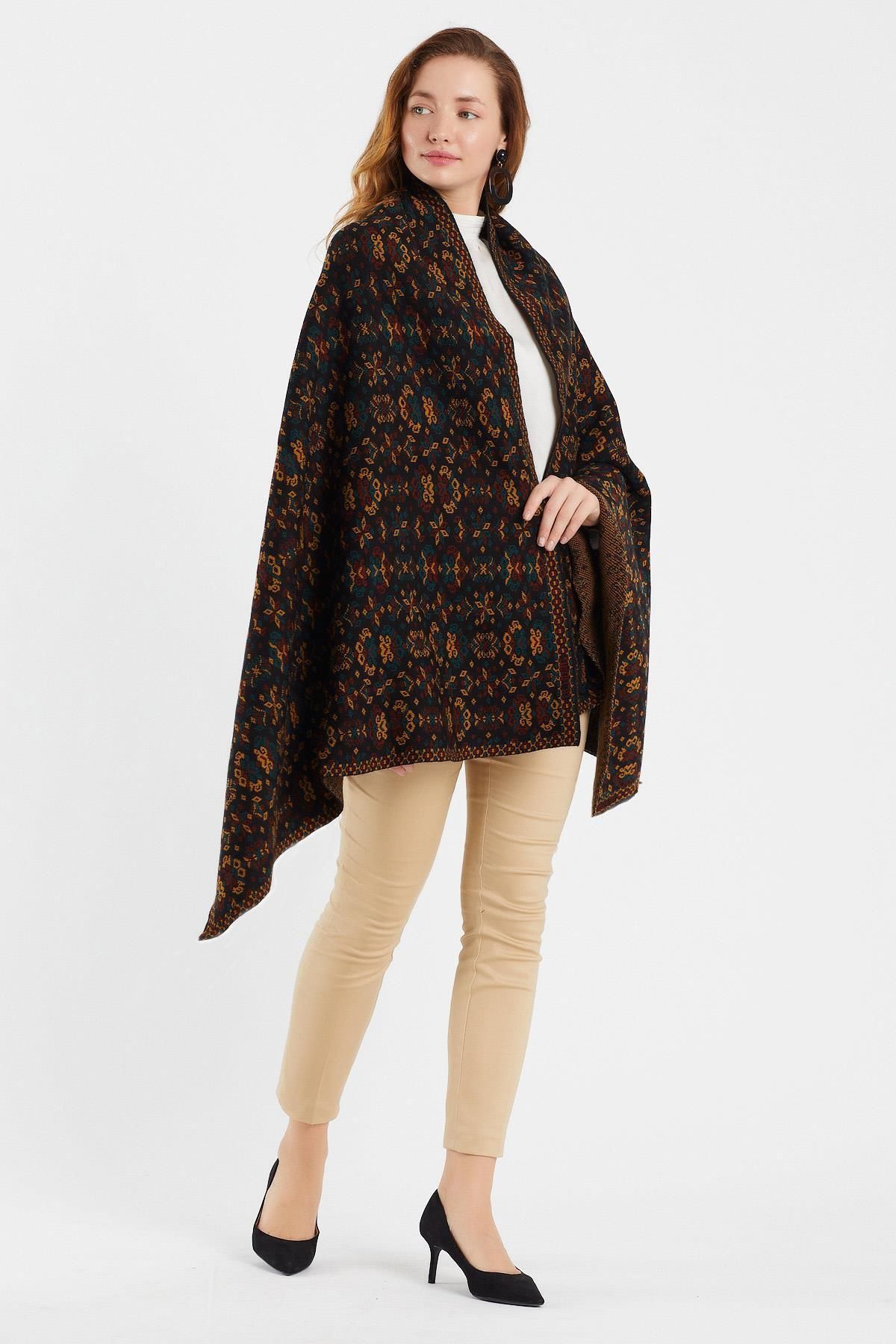 Uludağ Triko-Şal cu model floral Kilim 2