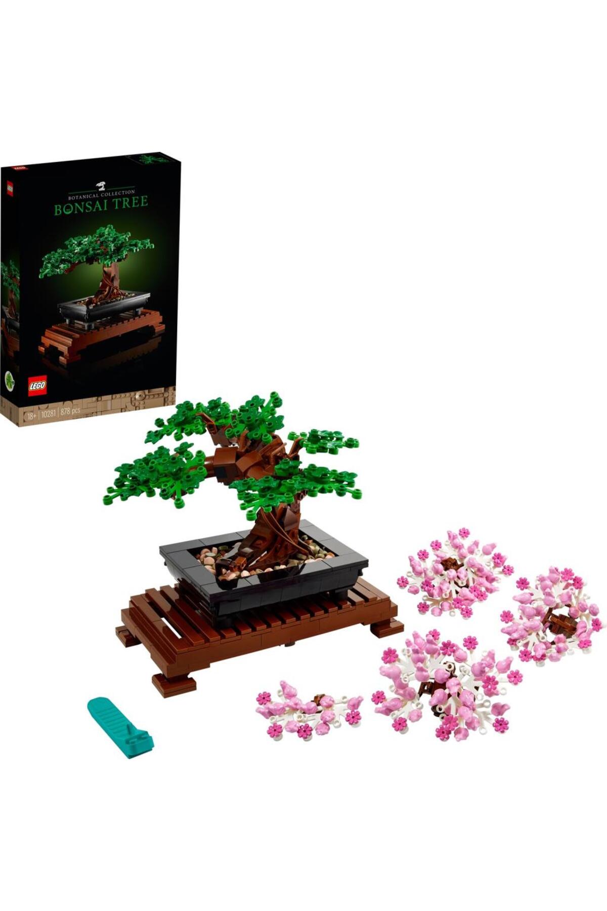 LEGO لگو ست ساختمان تزیینی کلکسیونی Icons Bonsai Tree 10281 برای بزرگسالان (878 عدد)