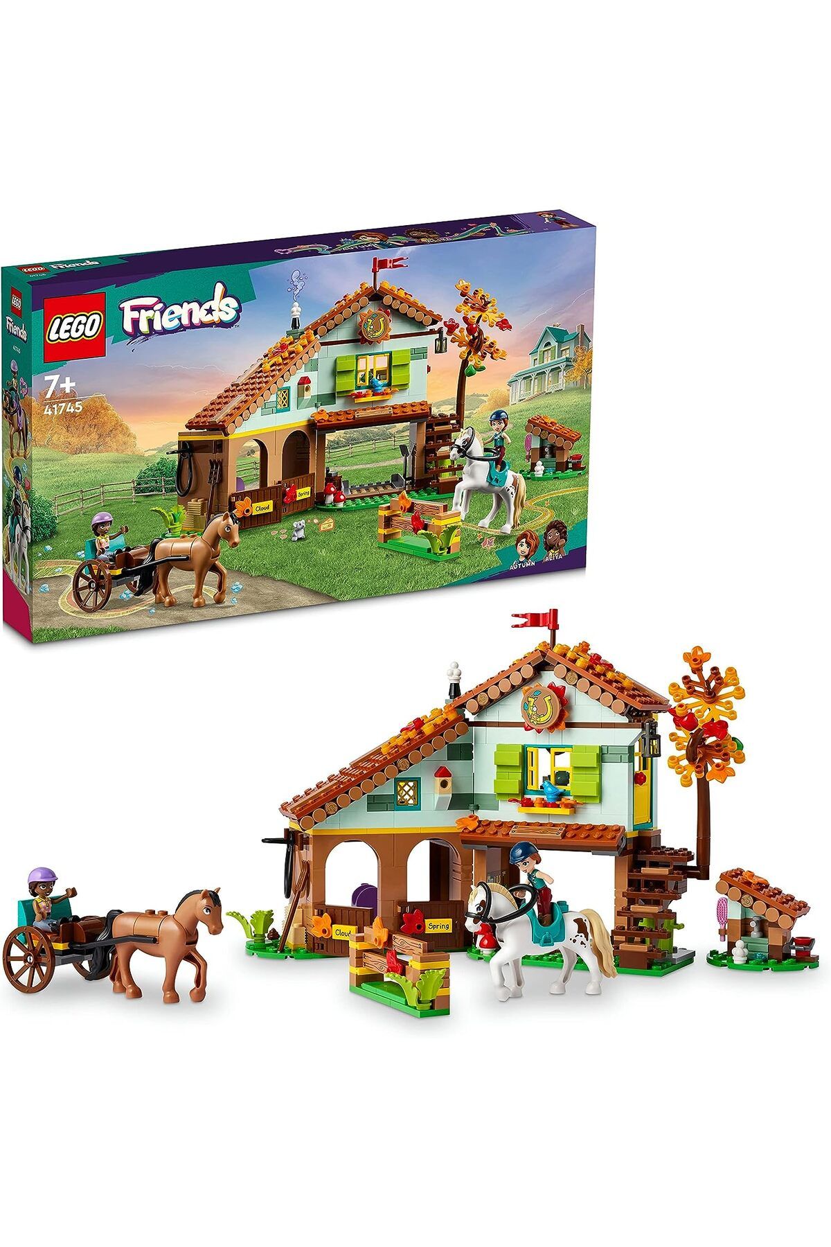 LEGO ست ساختمان اسباب بازی Friends Autumn's Horse Barn 41745 (545 PIECES)
