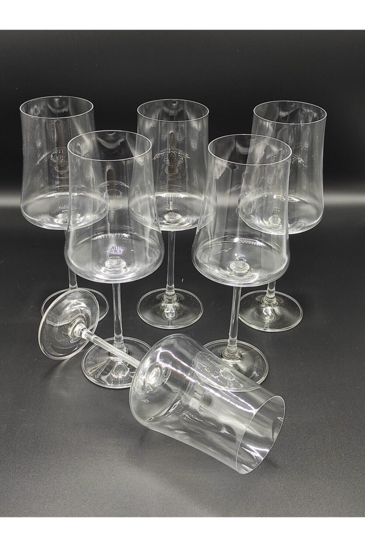 BOHEMİA CRYSTALITE-Bohemia Crystalite Imported Crystal Wine Glass 6 Pieces - 360ml 5