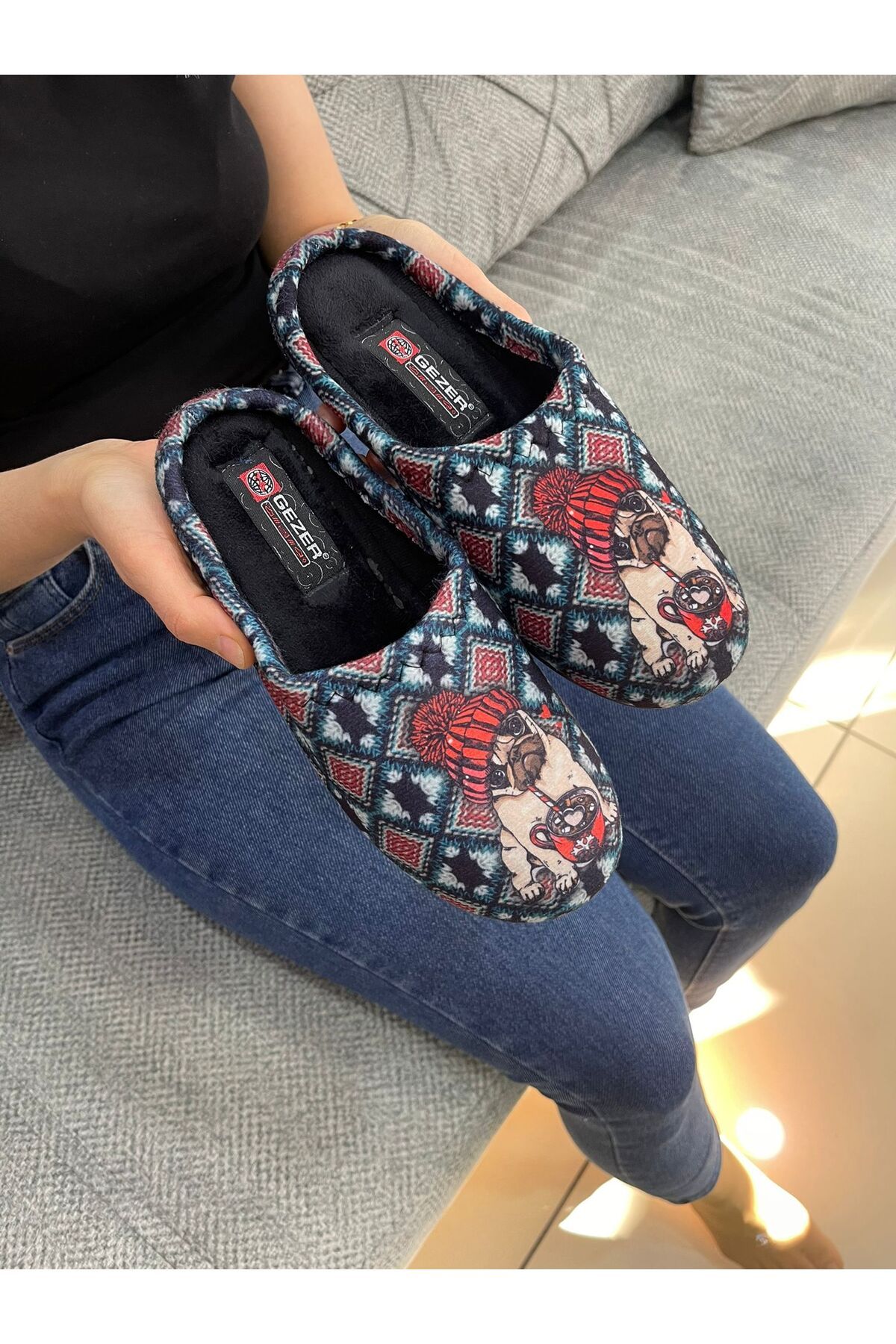 GEZER-TOWEL WINTER HOME SLIPPERS 5