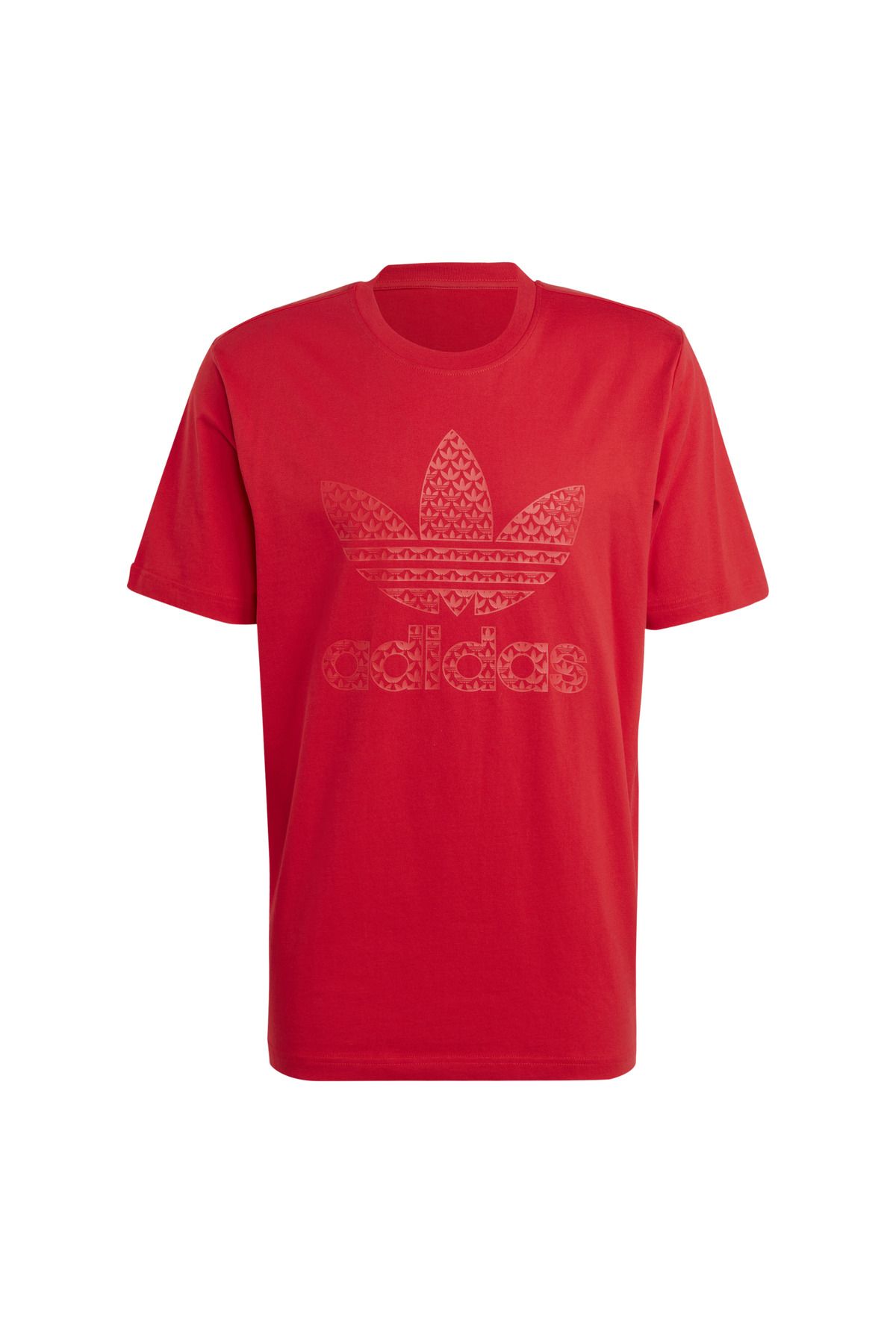 Mens red adidas discount t shirt
