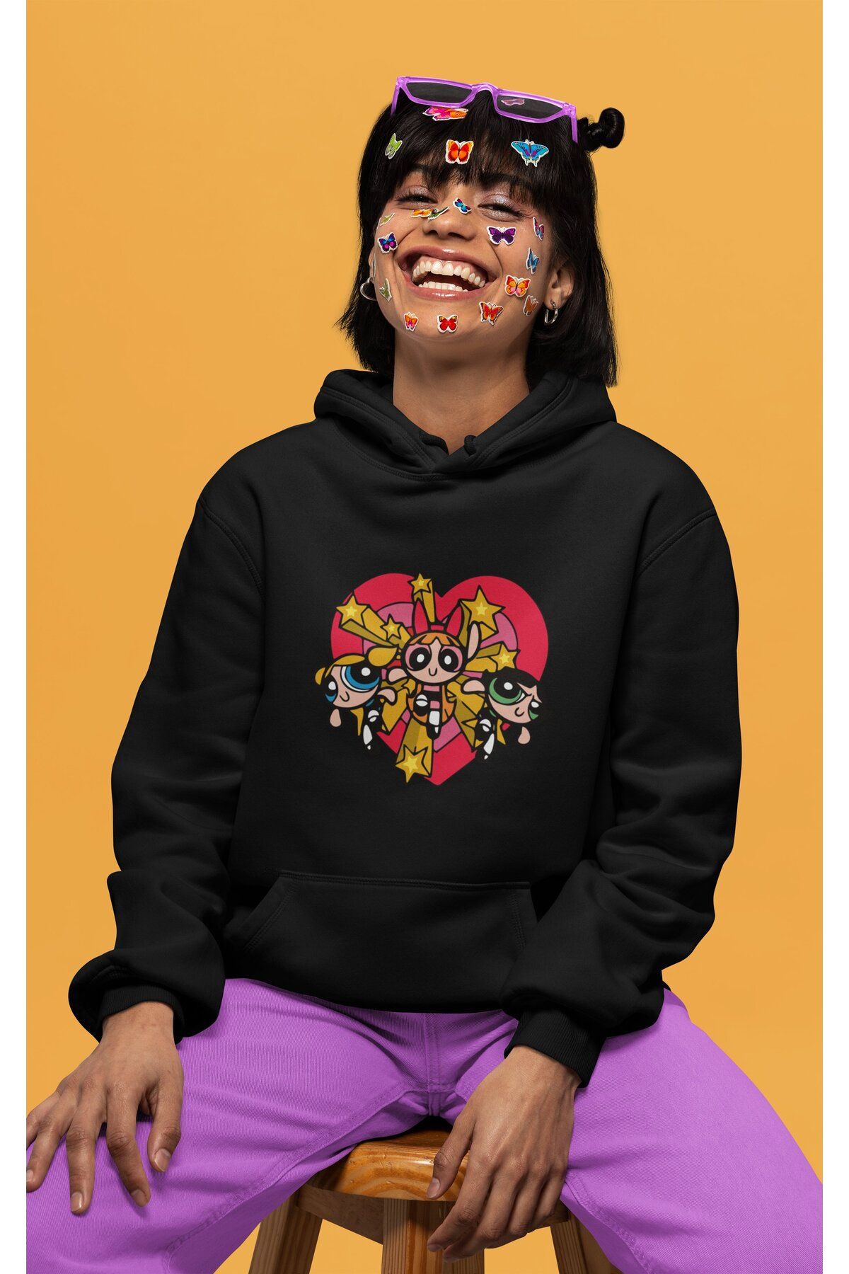Powerpuff girl sweatshirt best sale trendyol