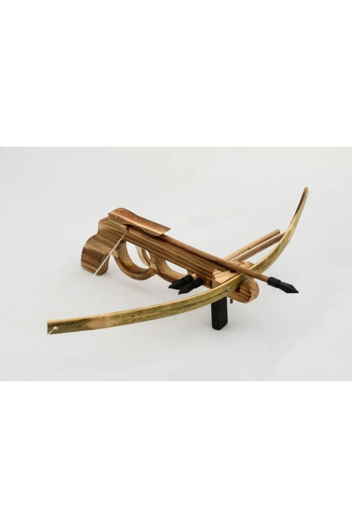Canderel-Wooden Trigger Crossbow Arrow Bow Set Set of 3 Gift 2