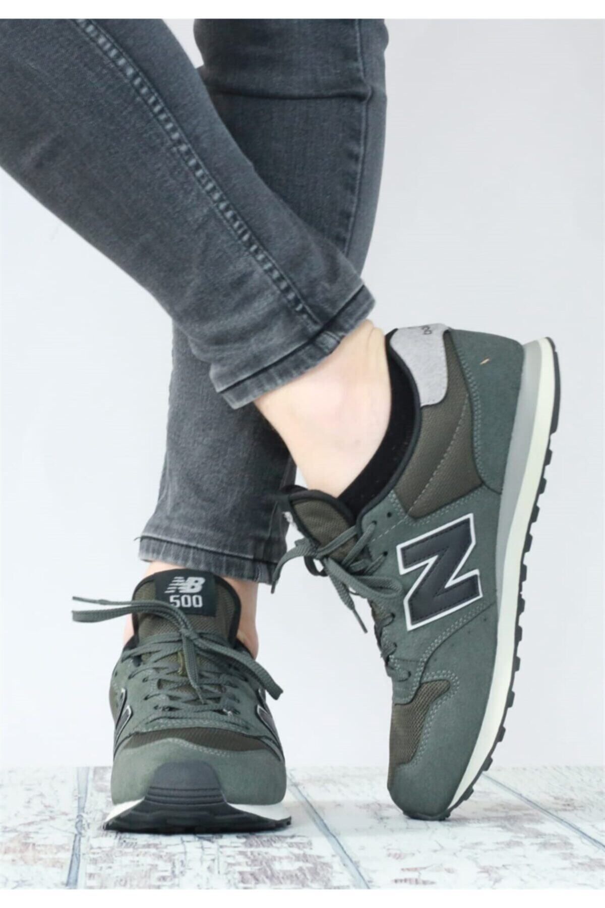 New Balance 500 Gri Haki Erkek Sneaker Spor Ayakkab Gm500tggv6 Erkek Ayakkab