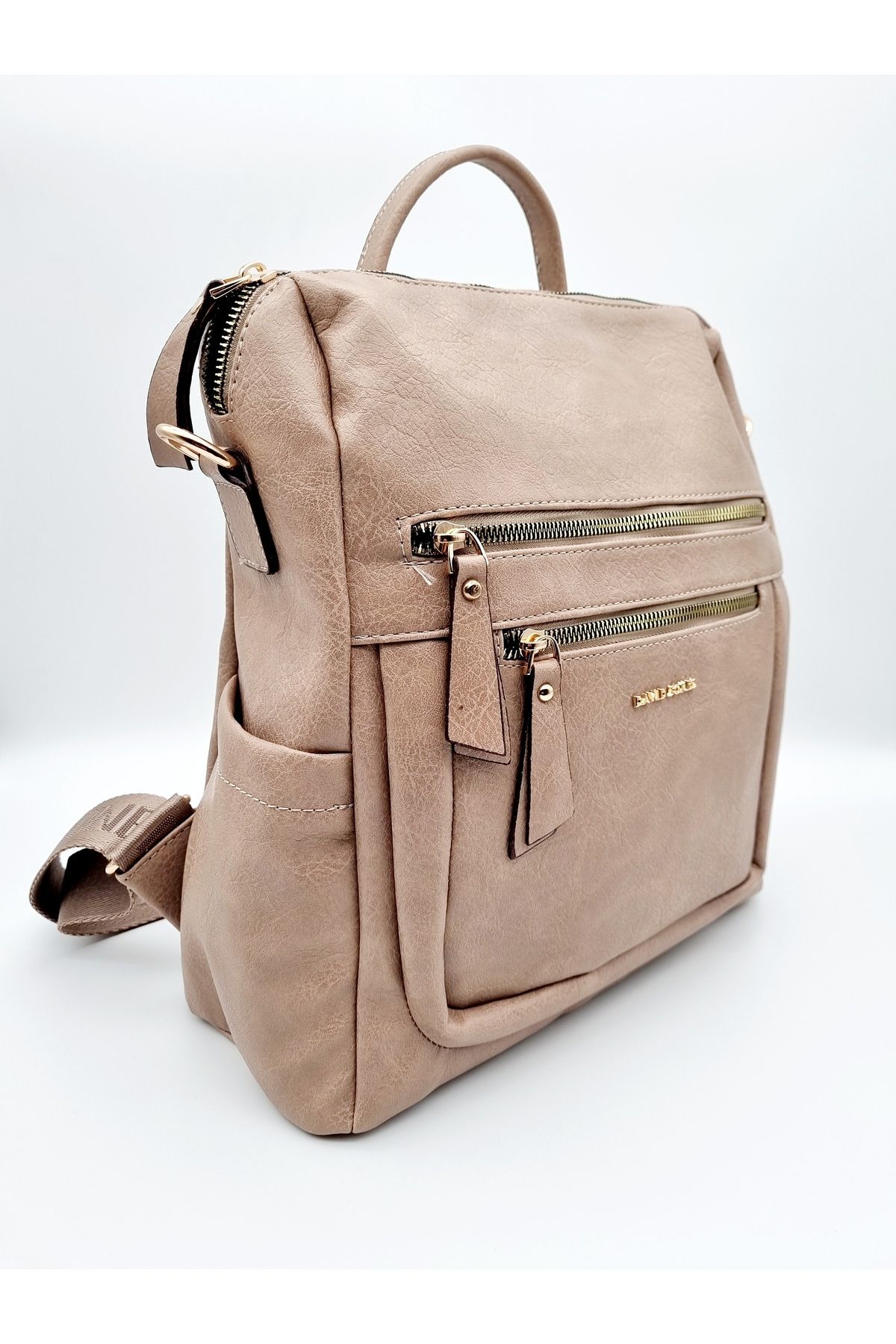 David Jones Backpack Beige Trendyol