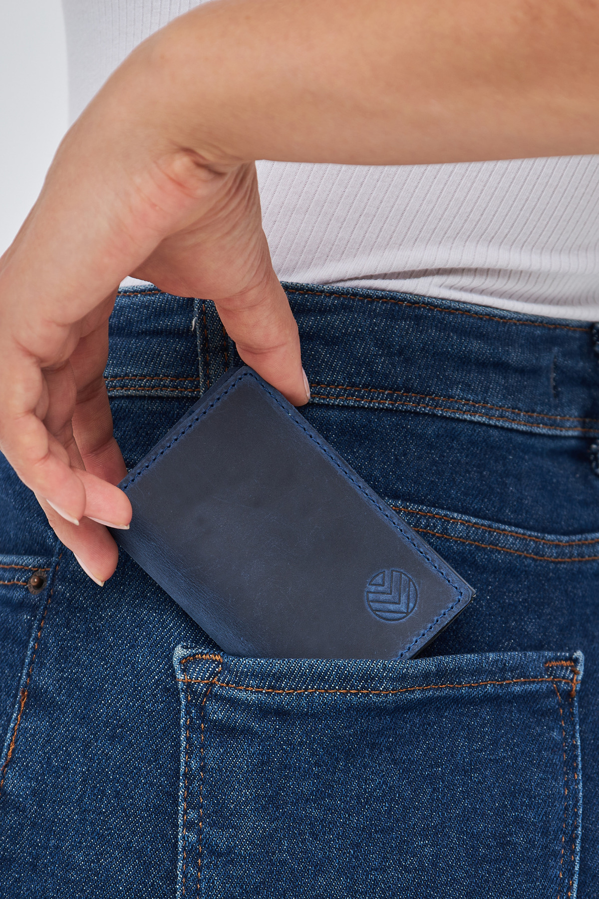 کیف پول مردانه آبی vagave | vagaveminimalist اورجینال - تصویر 5