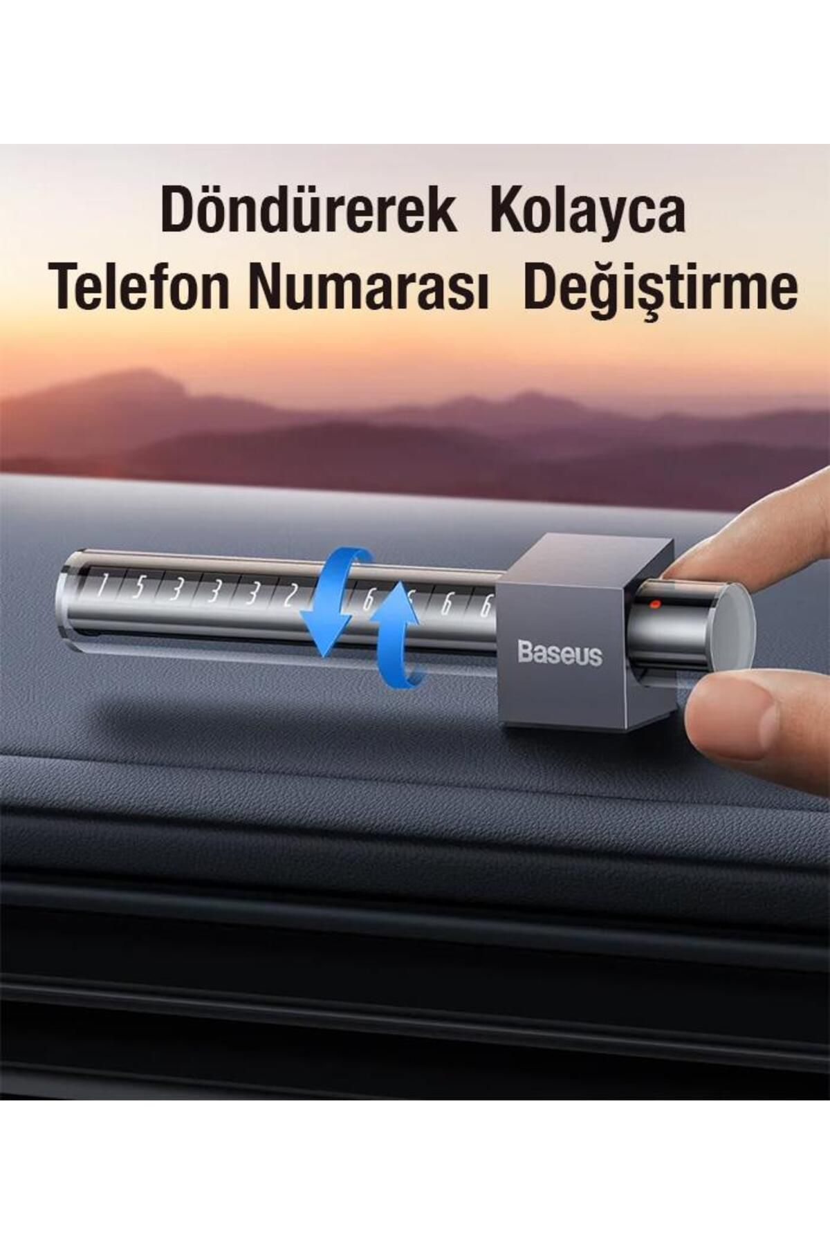 Baseus Hidable Dual Number Car Parking Phone Numer Car Number Kit with  Floating Screen Module - Trendyol