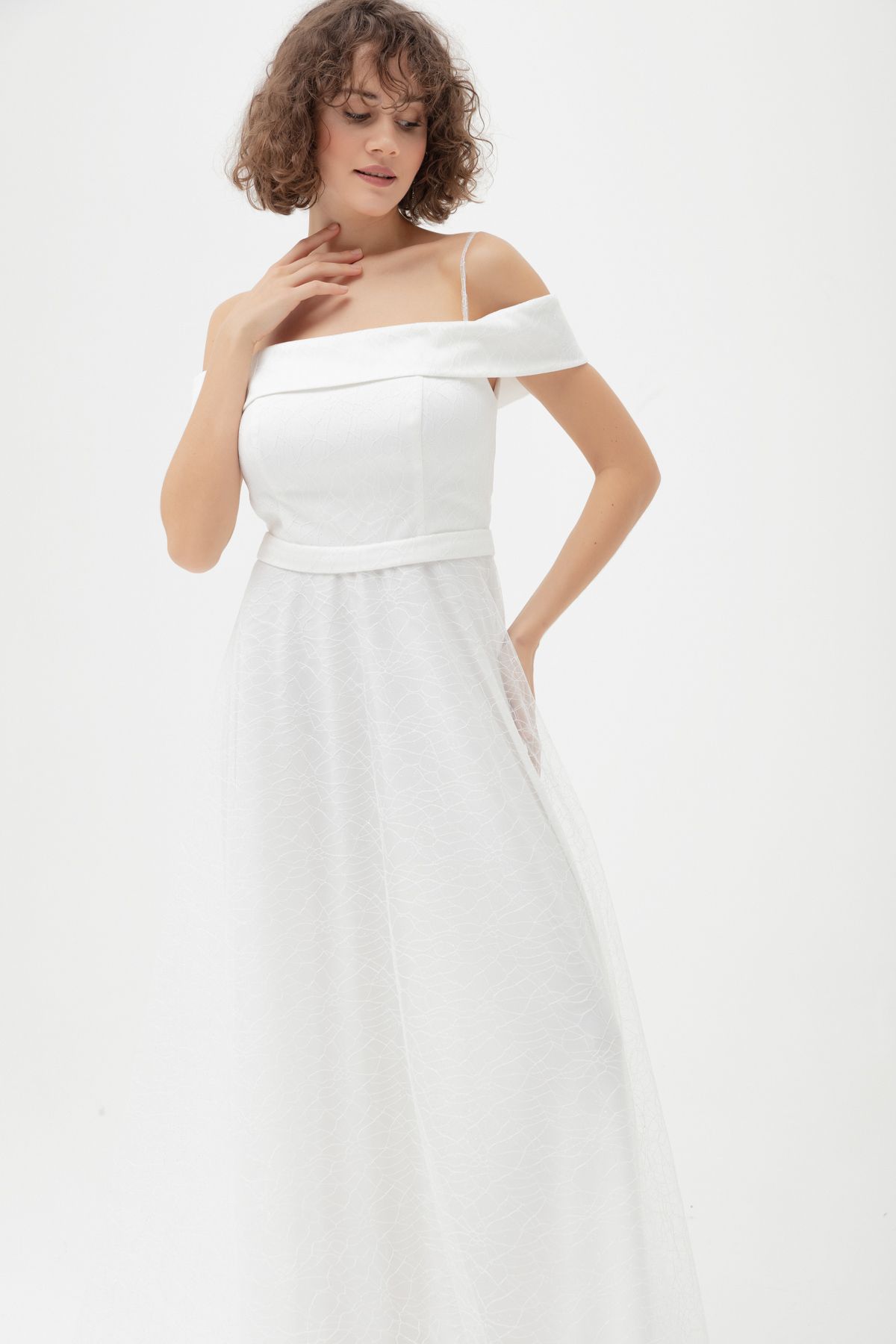 Asos white evening dresses discount