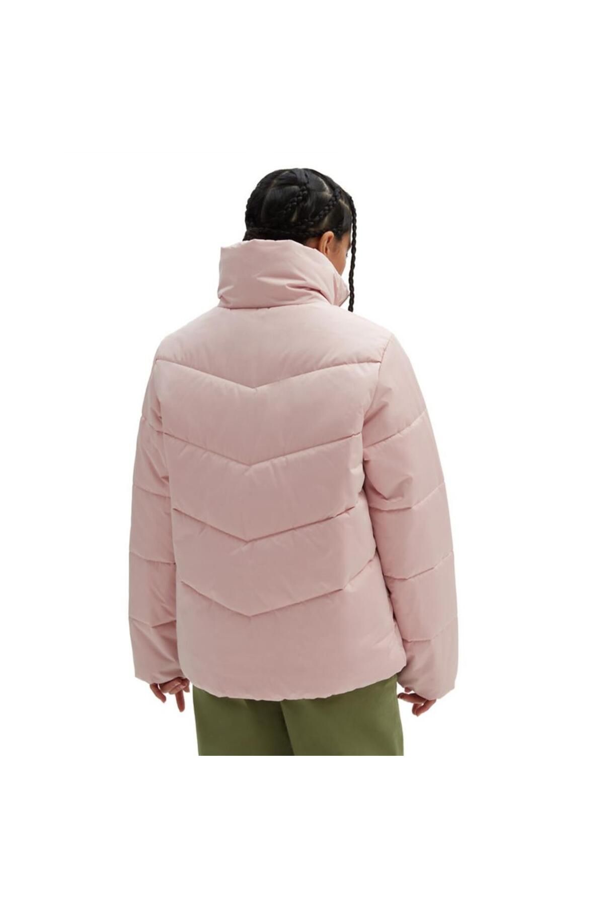 Vans pink puffer jacket best sale