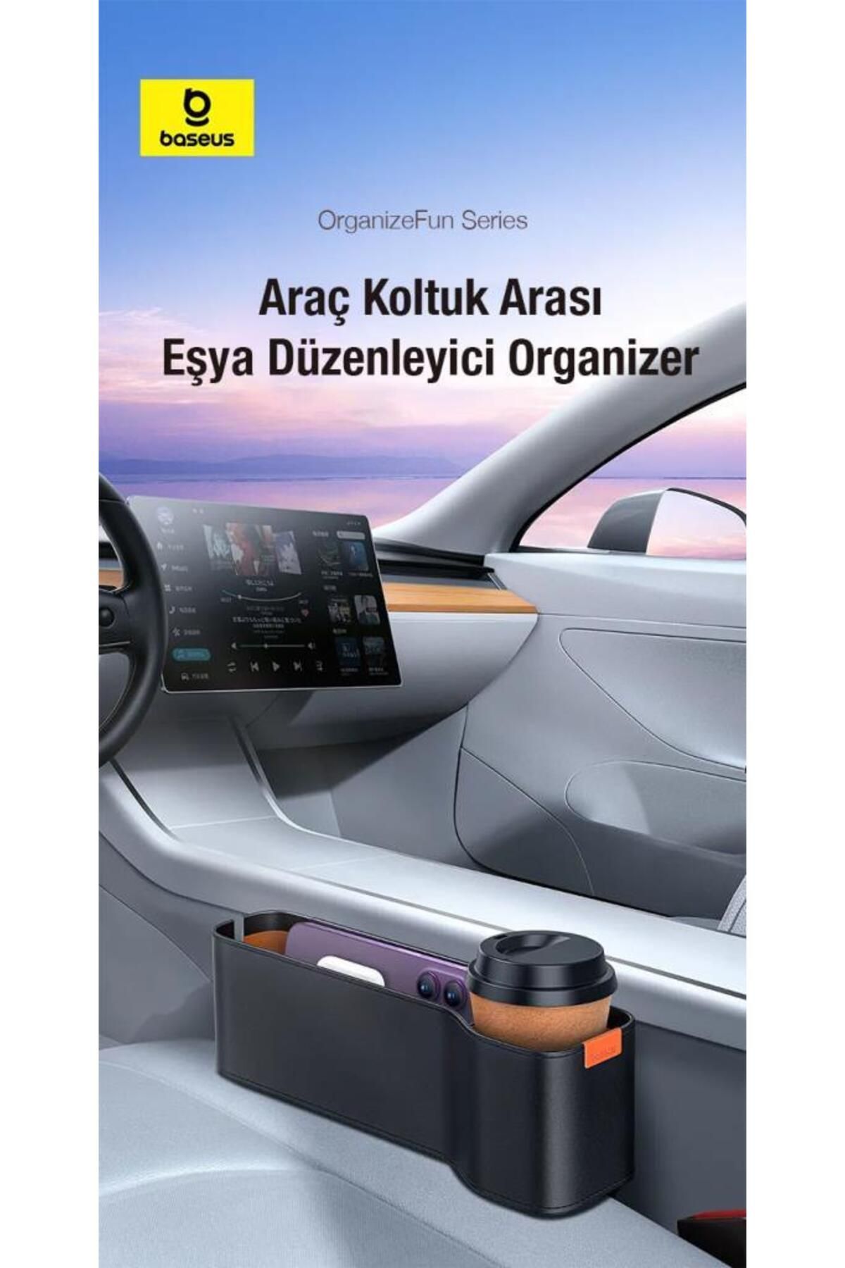 İndirim 70l Araba Saklama Kutusu Araba Aksesuarları Aracı