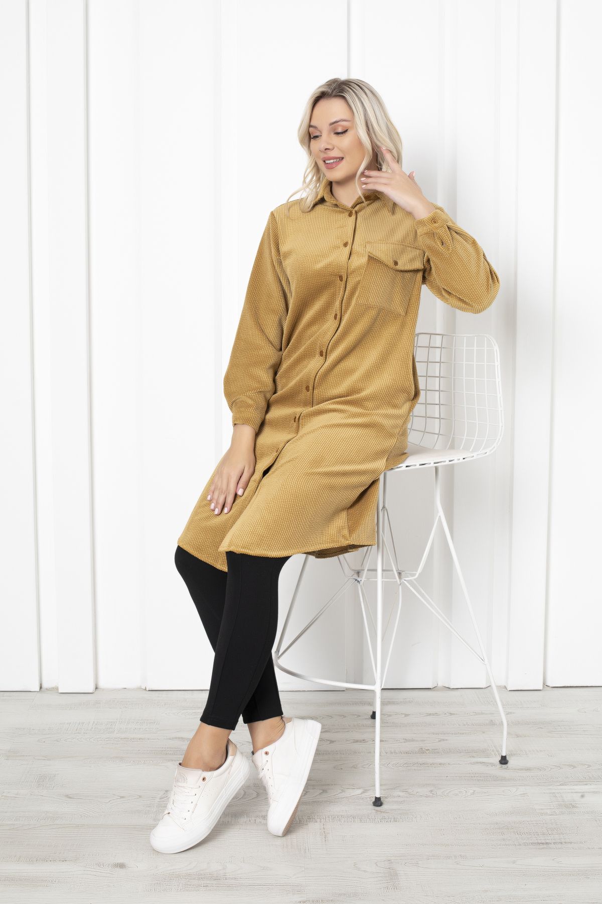 Tua Tana-WOMEN'S VELVET TUNIC SHIRT 4