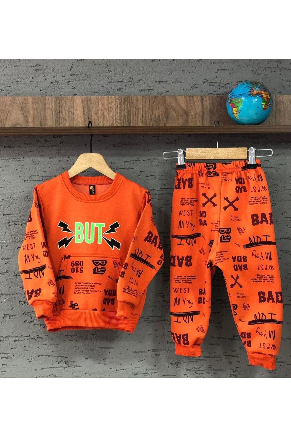Kids store orange tracksuit