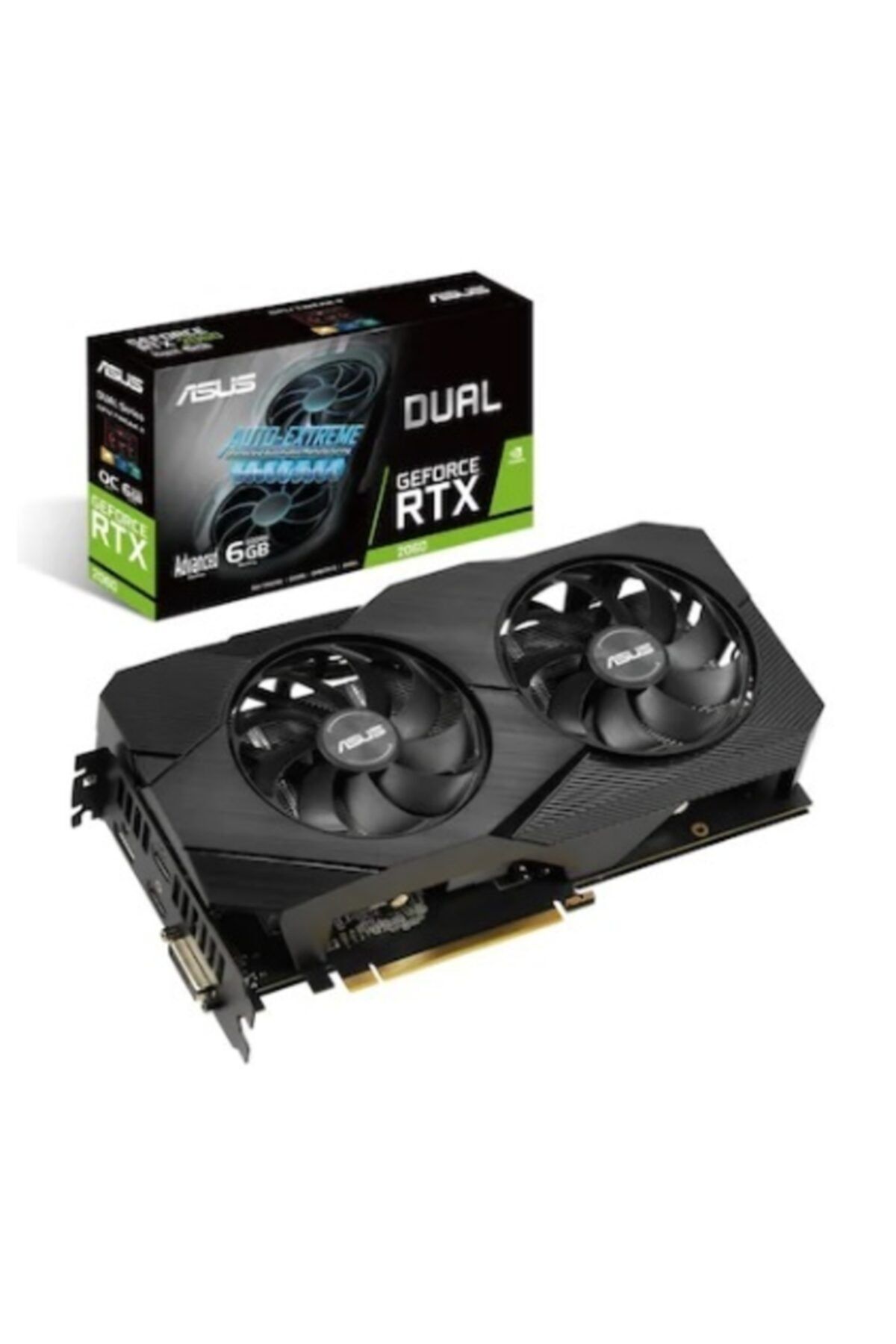 Dual Geforce Rtx 2060 Oc Edition Evo 6gb 192 Bit Ekran Kart DUAL RTX2060 O6G EVO