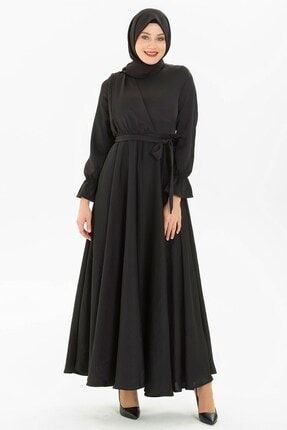Kloş Siyah Tesettür Elbise 5214 T20EL3M5214