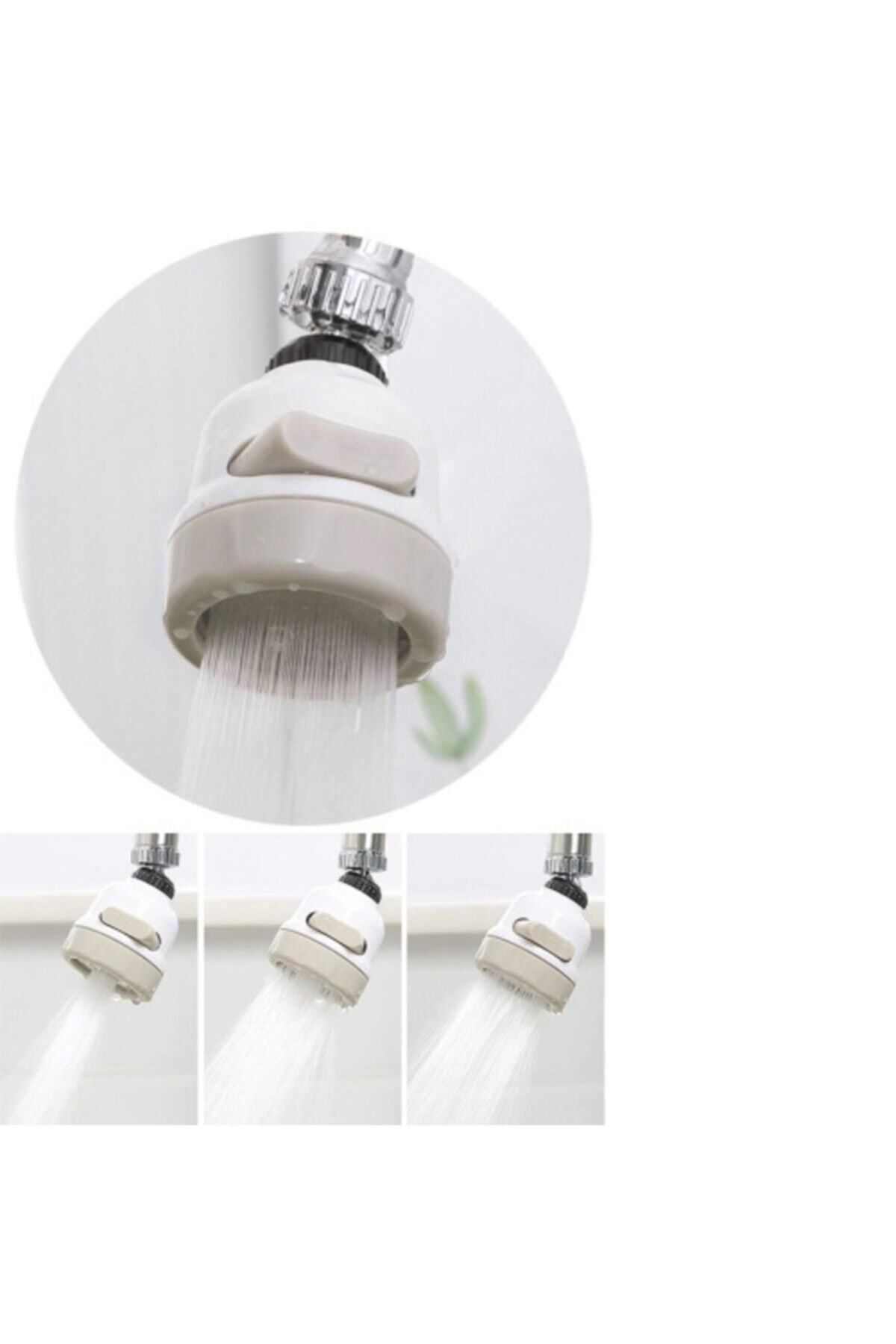 Economical Movable Head White Faucet Head with 3 Functions