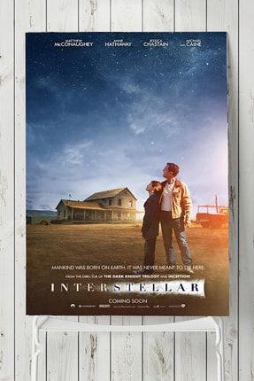 Interstellar-yıldızlararası Film Afişi Poster 3 (30x40cm) PSTRMNY10780
