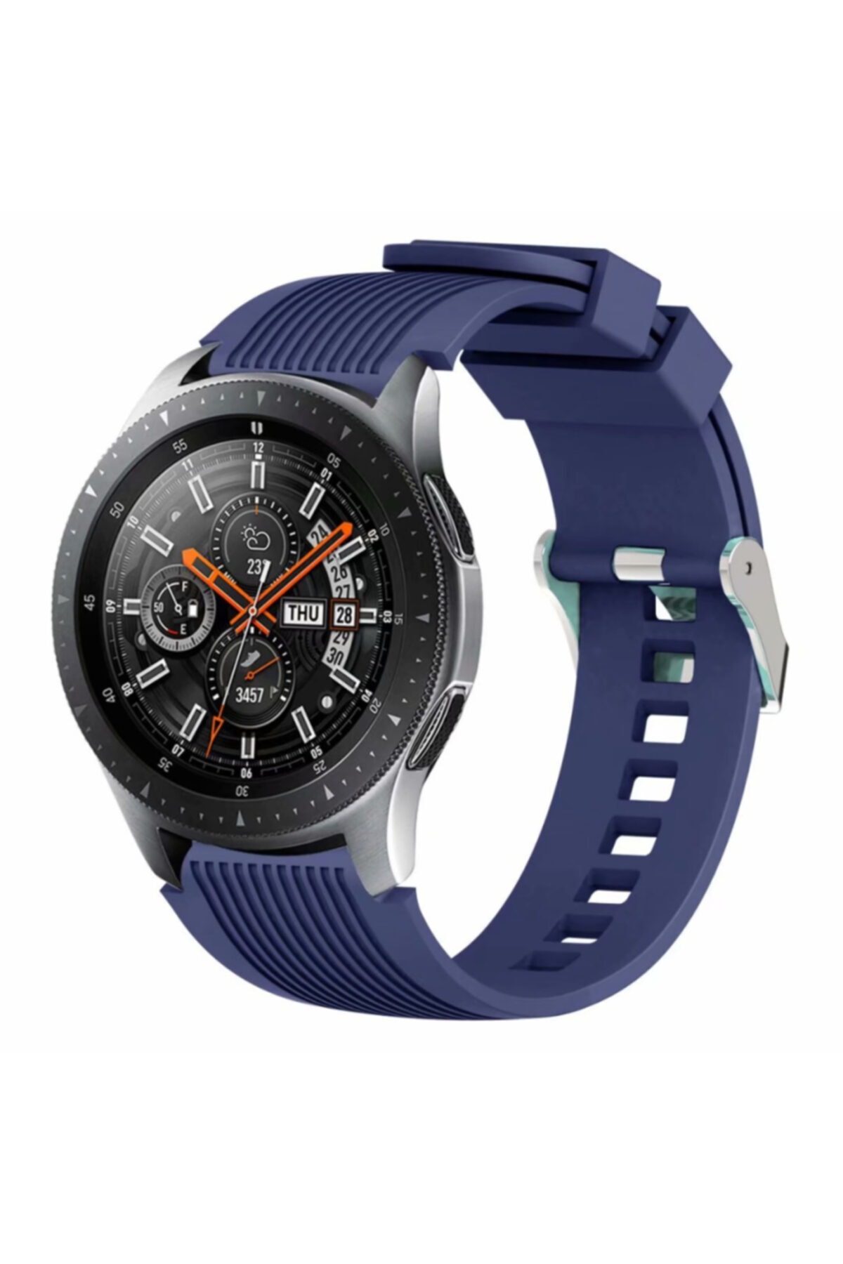 samsung Galaxy Watch 42mm Stripe Silicone Cord Navy blue NO13