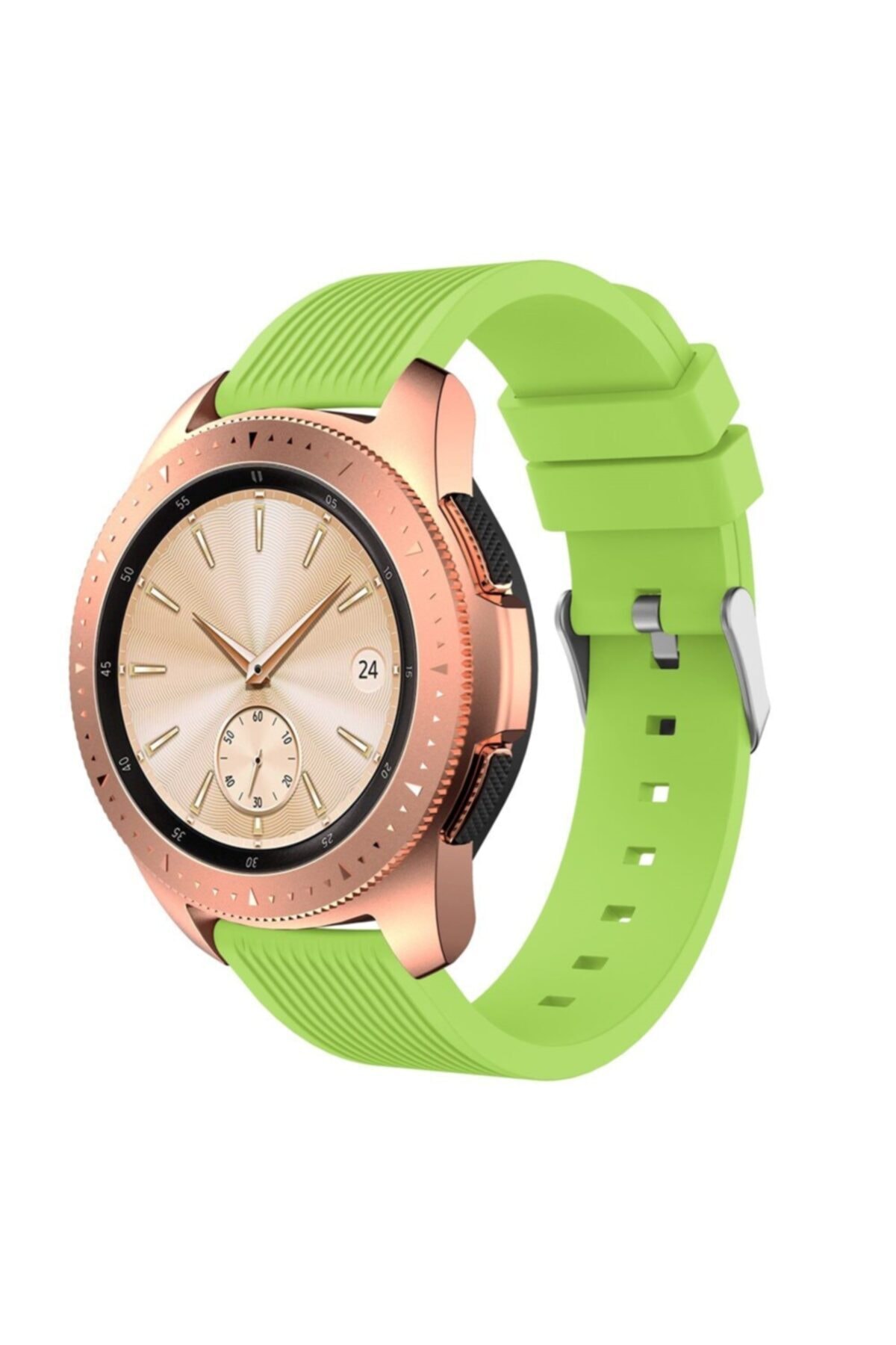 Samsung Galaxy Watch 42mm Stripe Silicone Cord Green NO9