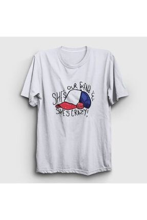 Unisex Beyaz Crazy Stranger Things T-shirt 218080tt