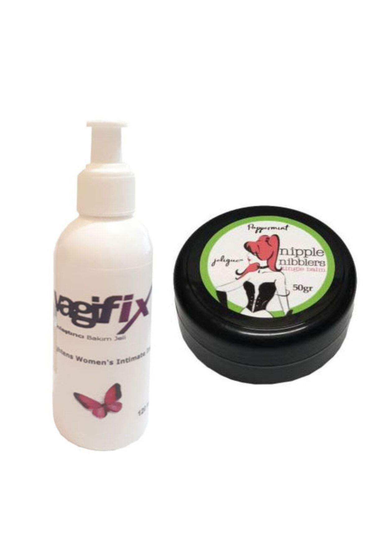 Genel Markalar Nipple Tingle Balm 50 ml Göğüs Uyarıcı Bakım Kremi Nane Aromalı + Genital Bakım Kremi 120 Ml