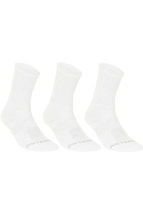 Unisex Beyaz Uzun Spor Çorabı 3 Adet ARTENGOSOCKCBEYAZ