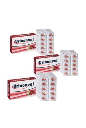 Urinonvef Cranberry 30 Kapsül X3 Adet 4a-URNVF3