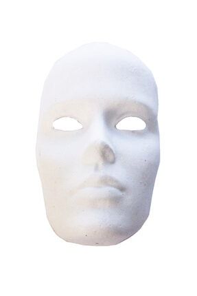 Boyanabilir Boyama Maskesi ( Kız - Kadın ) Kağıt Karton Maske - 10 Adet Erbekmaske3
