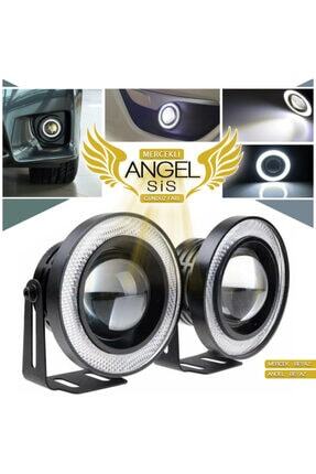 C9 Mercekli Angel Led Halkalı Sis Far Su Geçirmez Angelbeyaz 76 Mm