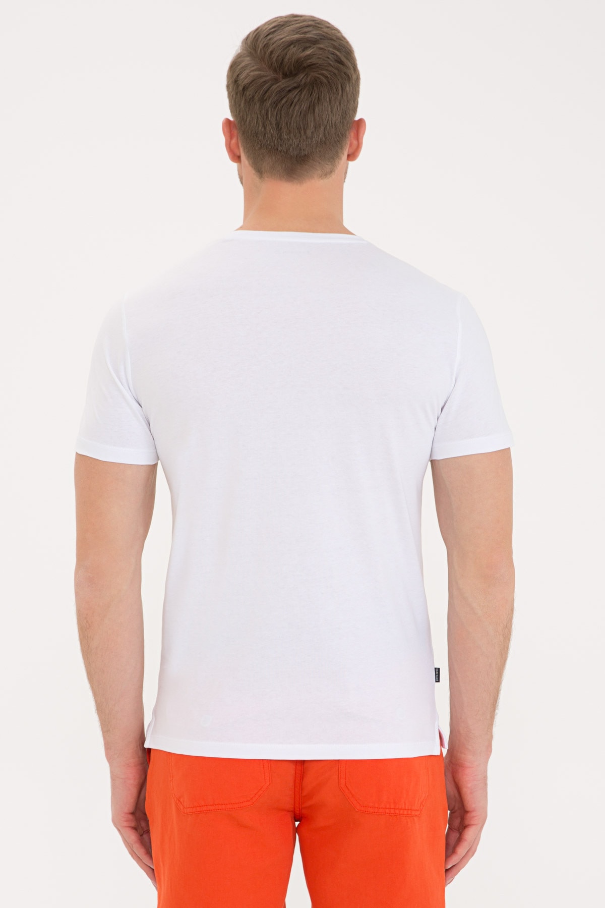 تیشرت مردانه سفید پیرکاردین | G021SZ011.000.1218602 اورجینال - تصویر 3