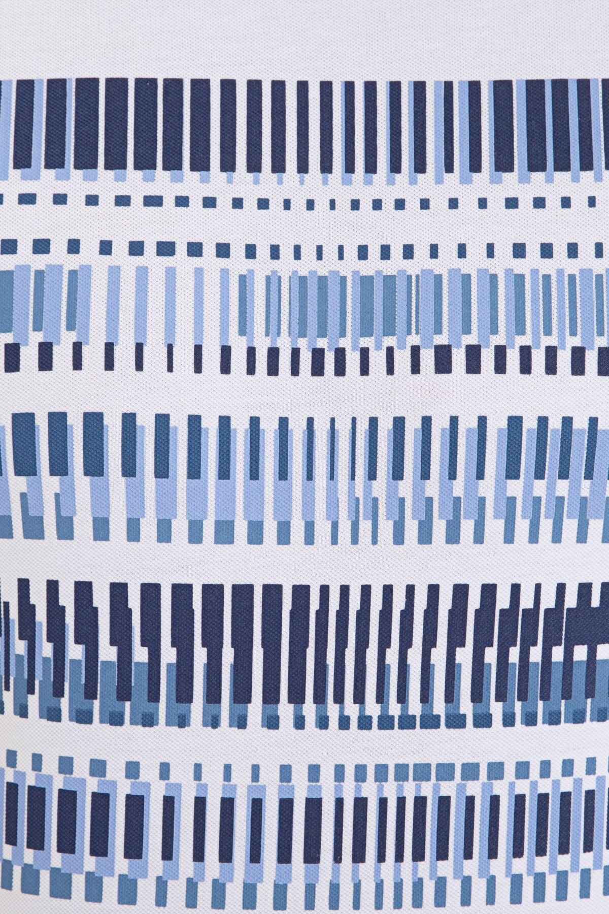 تیشرت مردانه سفید پیرکاردین | G021SZ011.000.1201115 اورجینال - تصویر 5