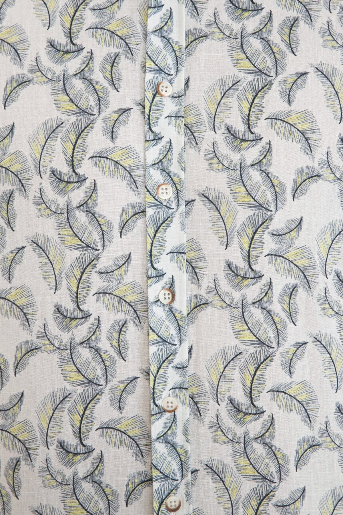 پیراهن مردانه آبی سرمه ای پیرکاردین | G021SZ004.000.1205428 اورجینال - تصویر 5