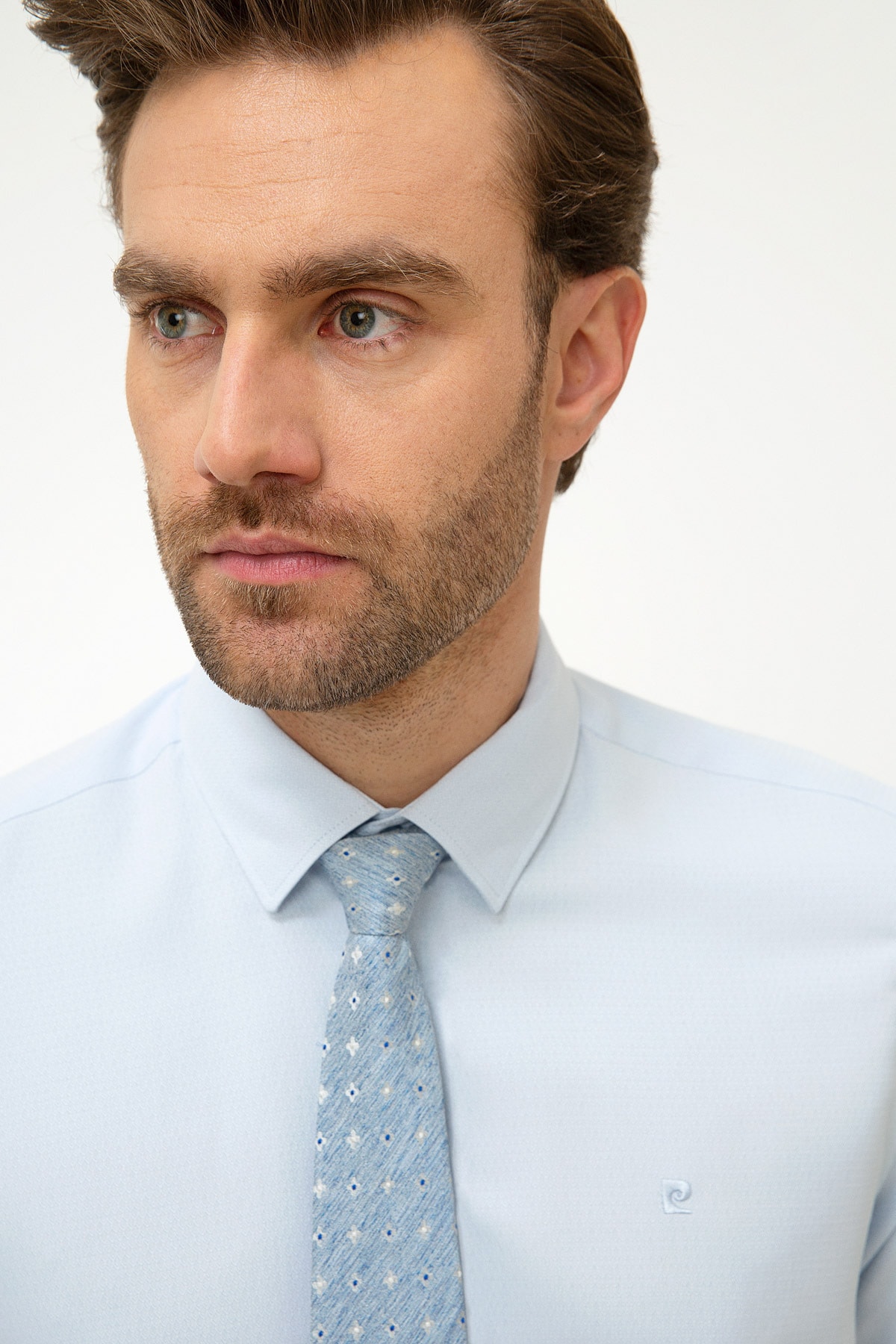 پیراهن مردانه آبی پیرکاردین | G021GL004.000.986827.VR003 اورجینال - تصویر 2