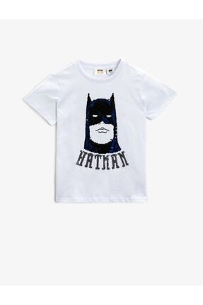 Erkek Çocuk Batman Lisansli Baskili T-Shirt 1YKB16502TK