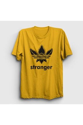 Unisex Sarı Demogorgon Stranger Things T-shirt 218150tt