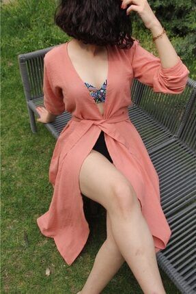 Kadın Turuncu Müslin Kimono TYC00138782735