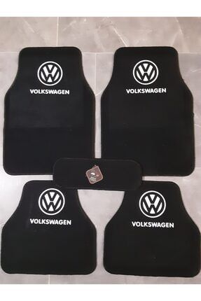 Zg Volkswagen Passat Logolu Siyah Çift Katlı Halı Paspas Seti ZGPSPS-036