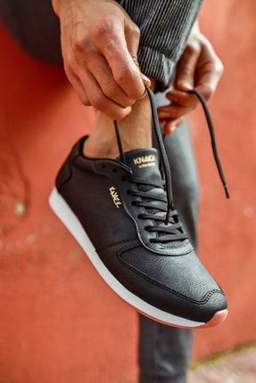 Erkek Siyah Günlük Sneakers KNK002