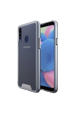 Samsung Galaxy A20s Uyumlu Kılıf Darbe Emici Kalın Şeffaf Sert Silikon Kılıf Galaxy A20S Gard