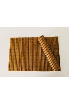 Bambu 2'li Amerikan Servis 43,5x30,5 Cm - Kahve TUGC0013