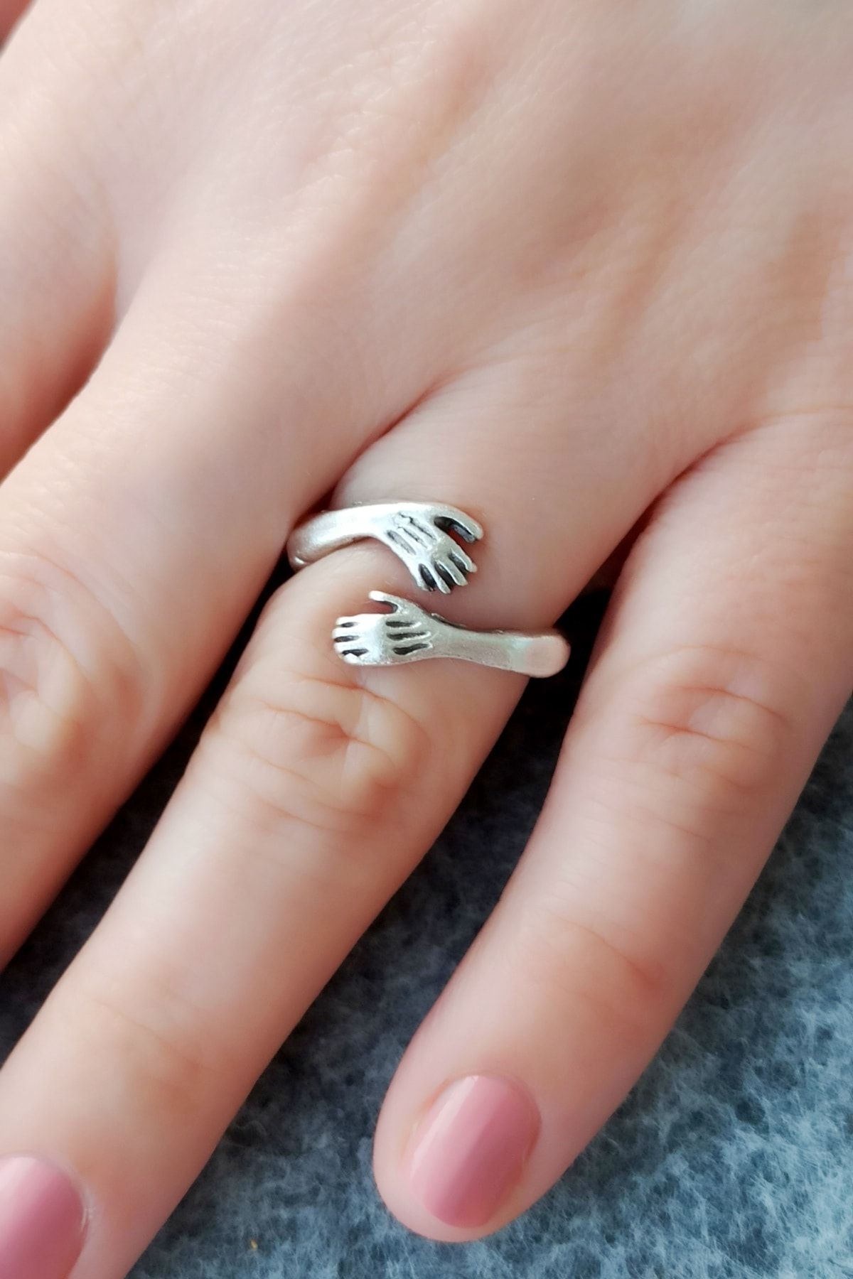 Hands ring silver new arrivals